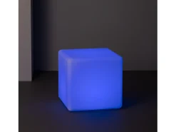 Sale Ledkia Cubo LED RGBW Recargable 40x40 cm 400 mm Blanco