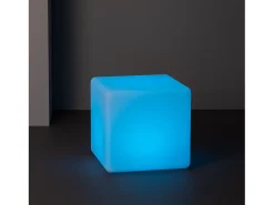 Sale Ledkia Cubo LED RGBW Recargable 40x40 cm 400 mm Blanco