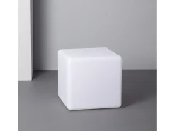 Sale Ledkia Cubo LED RGBW Recargable 40x40 cm 400 mm Blanco