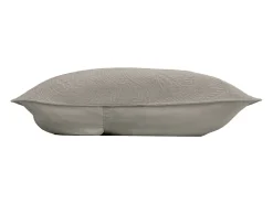 Douceur d'intérieur Ropa De Cama-Cubre Cama Acolchado y 2 Fundas de Almohada Romane Gris