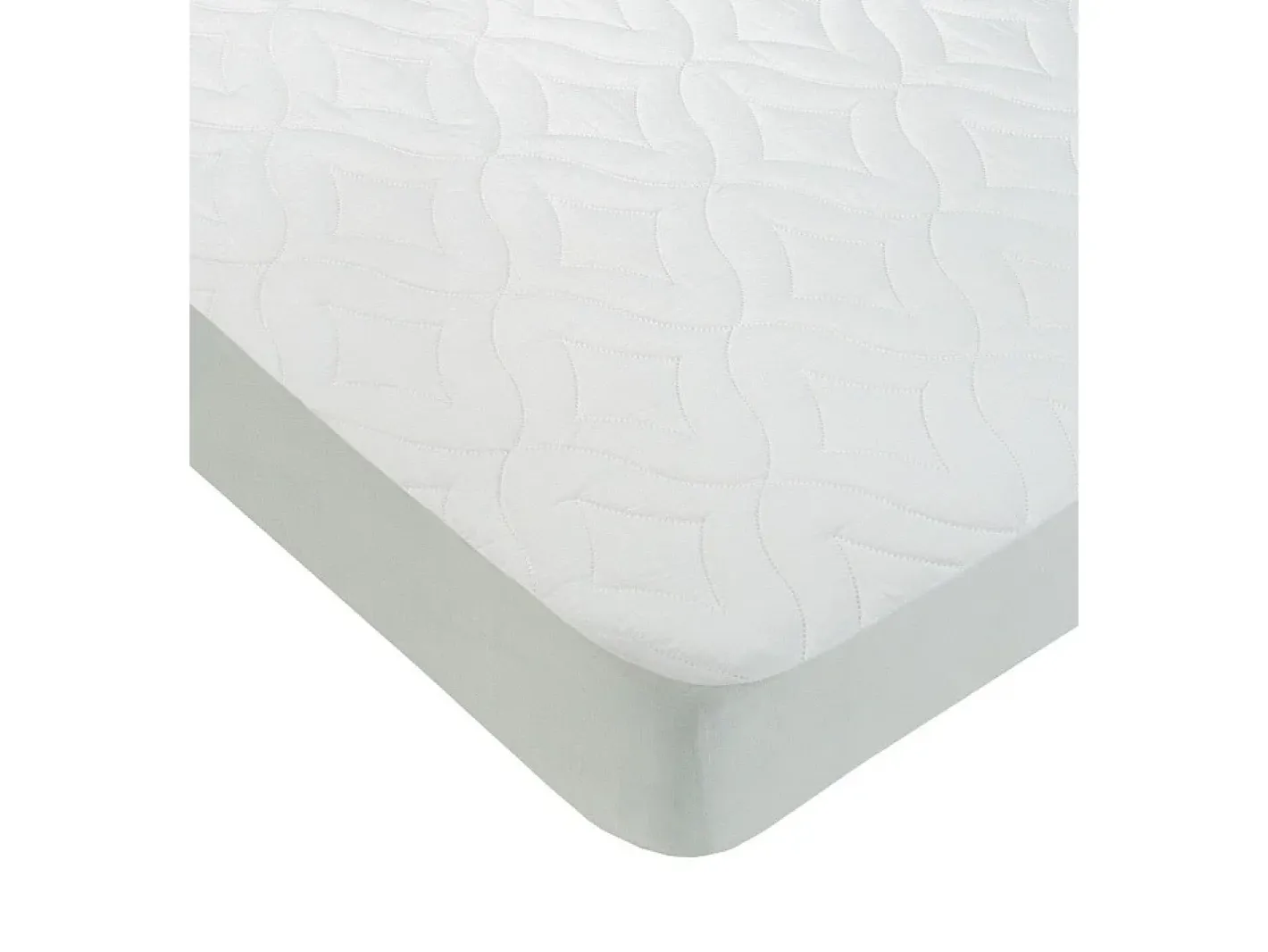 Sale Cambia tus muebles Cubrecolchón acolchado de 135x190-200x26 cm absorbente y transpirable en blanco Zafir