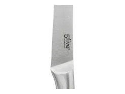 Hot 5five Cuchillo de Cocina Secret de Gourmet Plateado Acero Inoxidable 24,5 cm Gris