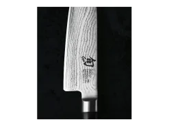 Cubierto-Cuchillo de cocina Shun Classic de 20 cm con hoja de damasco de 32 capas Negro