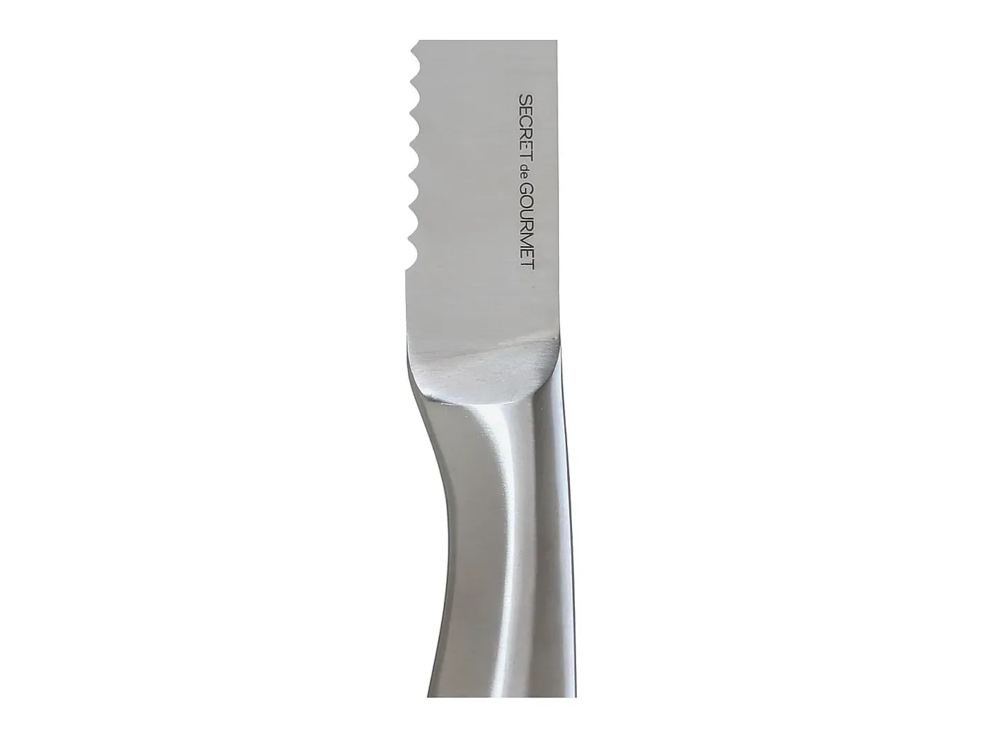 5five Cubierto-Cuchillo para Pan Secret de Gourmet Acero Inoxidable (21 cm) Gris