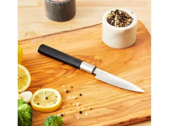 Cuchillo Universal Wasabi Black 10cm de Acero Pulido y Mango de Bambú Negro Outlet