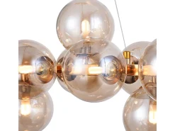 Maytoni Lámpara Suspendida-Dallas Lámpara Colgante de Techo Dorada, 25 Luz, G9 Dorado
