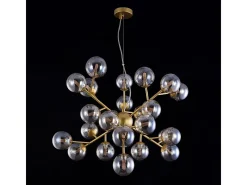 Maytoni Dallas Lámpara Colgante de Techo Dorada, 24 Luces, G9 Dorado New