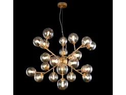 Maytoni Dallas Lámpara Colgante de Techo Dorada, 24 Luces, G9 Dorado New