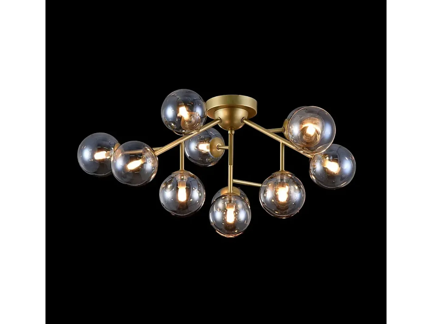 New Maytoni Dallas Plafón Semi Empotrado , 12 Luces, G9 Dorado