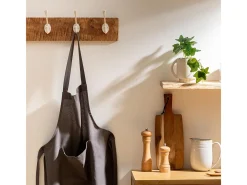 Atmosphera Delantal con Bolsillo Negro Algodón (60 x 80 cm) Gris Discount