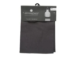 Atmosphera Delantal con Bolsillo Negro Algodón (60 x 80 cm) Gris Discount