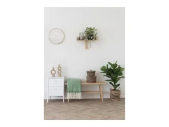 Les Tendances DESIO Set van 2 opbergmanden met deksel – natuurlijke jute Marru00f3n New