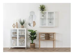 Les Tendances DESIO Set van 2 opbergmanden met deksel – natuurlijke jute Marru00f3n New