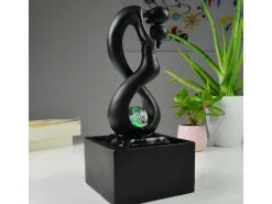 Zen Light Diseño de fuentes de interior con iluminación LED Amor Negro Hot