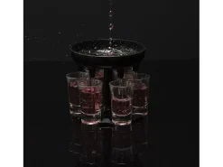 Mister Gadget Dispensador de 6 vasos de chupito s de 13 cm Negro Hot