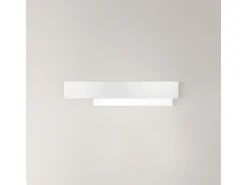 Best Doha - Aplique LED moderno 25W - Aluminio , luz cálida 3000K, 2110lm, diseño lineal, IP20, para interiores, l.70x15cm Blanco