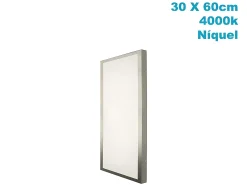 AKUNADECOR Donwlight De Superficie 36w Modelo Plano En Niquel Plateado