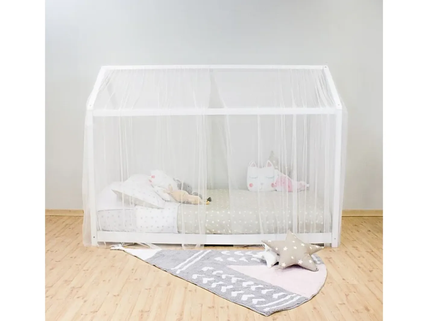 New Dosel para Swayer y Montessori tul 200x167cm Blanco