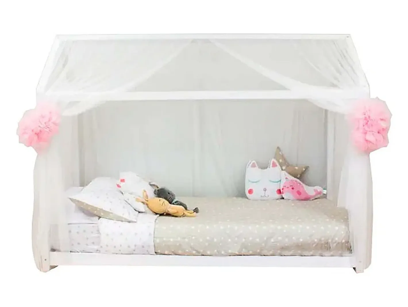 New Dosel para Swayer y Montessori tul 200x167cm Blanco