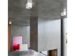 Sollux Lighting Downlight a plafone Square Incasso a luce bianca GU10 Focos empotrables de superficie Plafón cuadrado GU10 Blanco Best