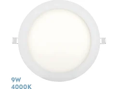AKUNADECOR Downlight Redondo Tanzanita 9w 6500k Blanco Clearance