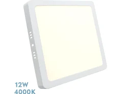 AKUNADECOR Downlight Cuadrado Selenita 12w 4000k Blanco Hot