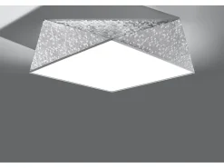 Sollux Lighting Downlight da superficie Flush Light Argento E27 Downlights de superficie Flush Light E27 Plateado Online