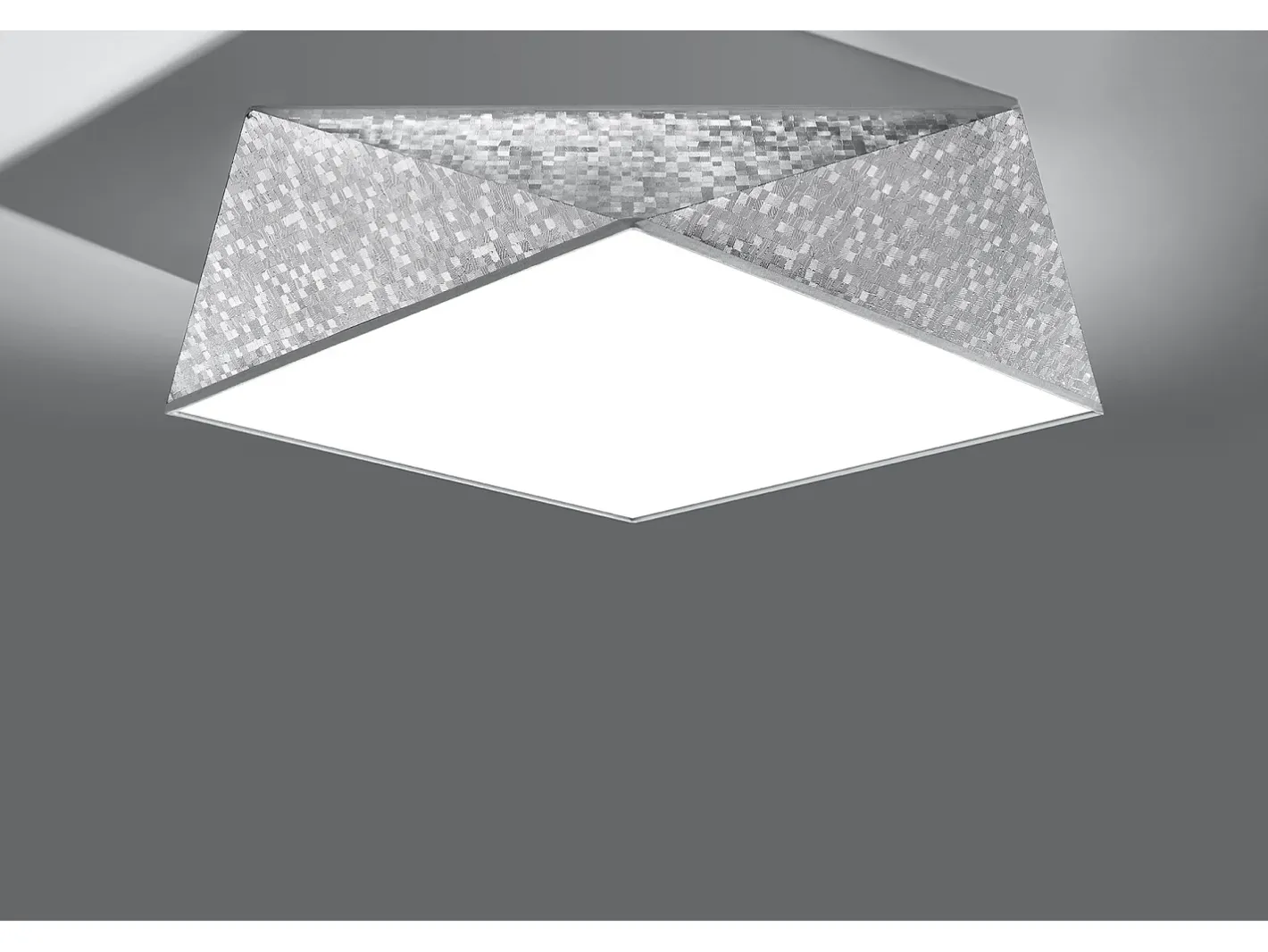 Sollux Lighting Downlight da superficie Flush Light Argento E27 Downlights de superficie Flush Light E27 Plateado Online