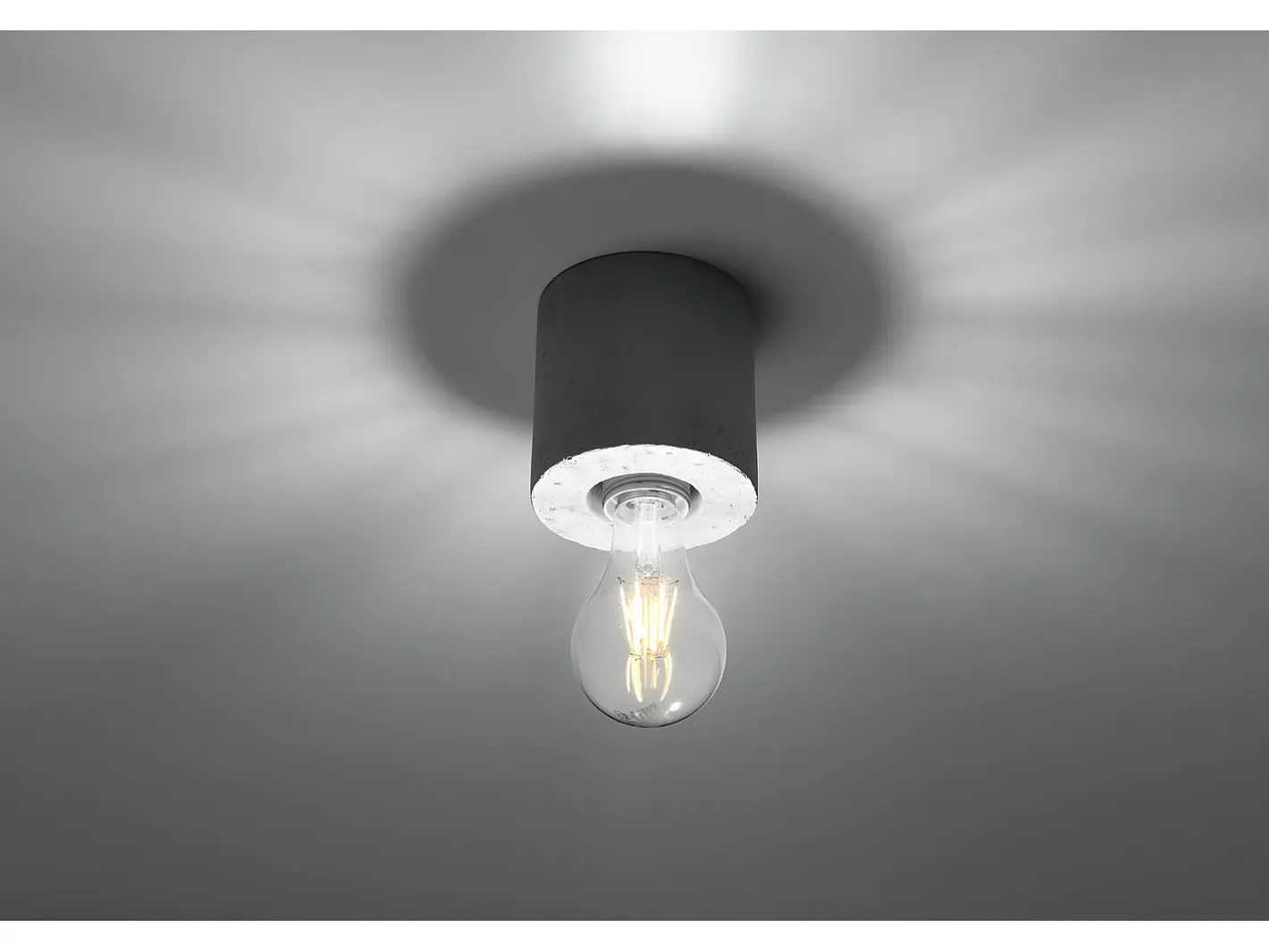 Sollux Lighting Downlight da superficie Incasso grigio chiaro E27 Focos empotrables en superficie claro E27 Gris Online