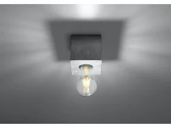 Sollux Lighting Plafón-Downlight da superficie Incasso grigio chiaro E27 Focos empotrables en superficie claro E27 Gris
