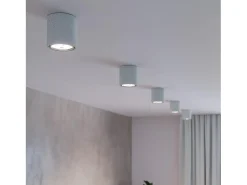 Sollux Lighting Downlight da superficie Incasso grigio chiaro GU10 Focos empotrables en superficie claro GU10 Gris