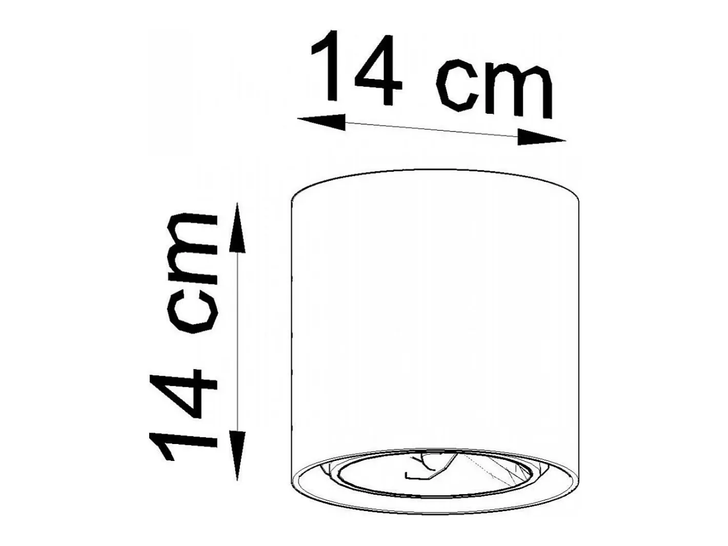 Sollux Lighting Downlight da superficie Incasso grigio chiaro GU10 Focos empotrables en superficie claro GU10 Gris