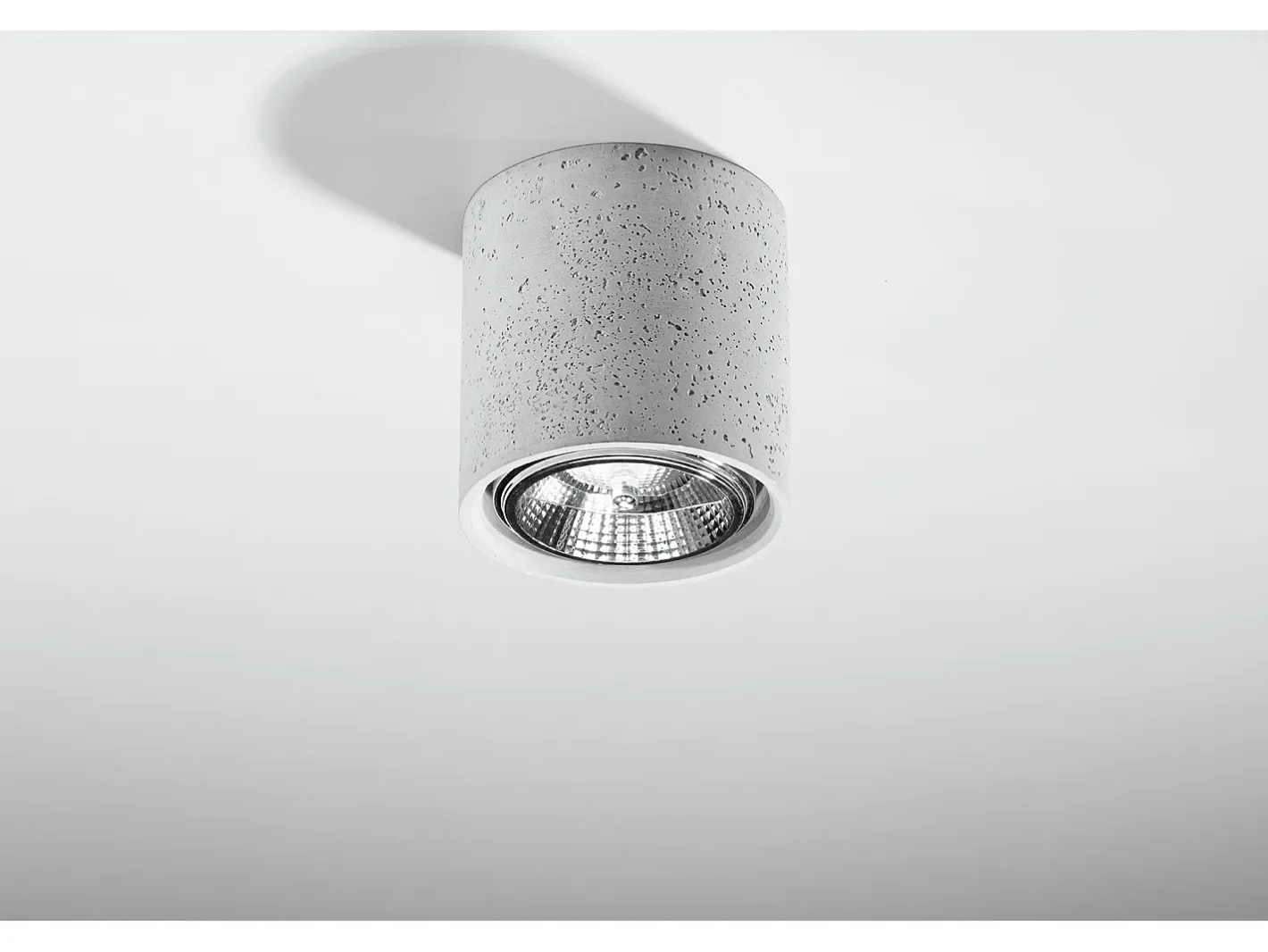 Sollux Lighting Downlight da superficie Incasso grigio chiaro GU10 Focos empotrables en superficie claro GU10 Gris