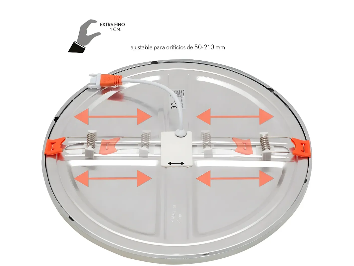 AKUNADECOR Iluminación Exterior-Downlight Empotrable Led Modelo Porvenir Cromo Plateado