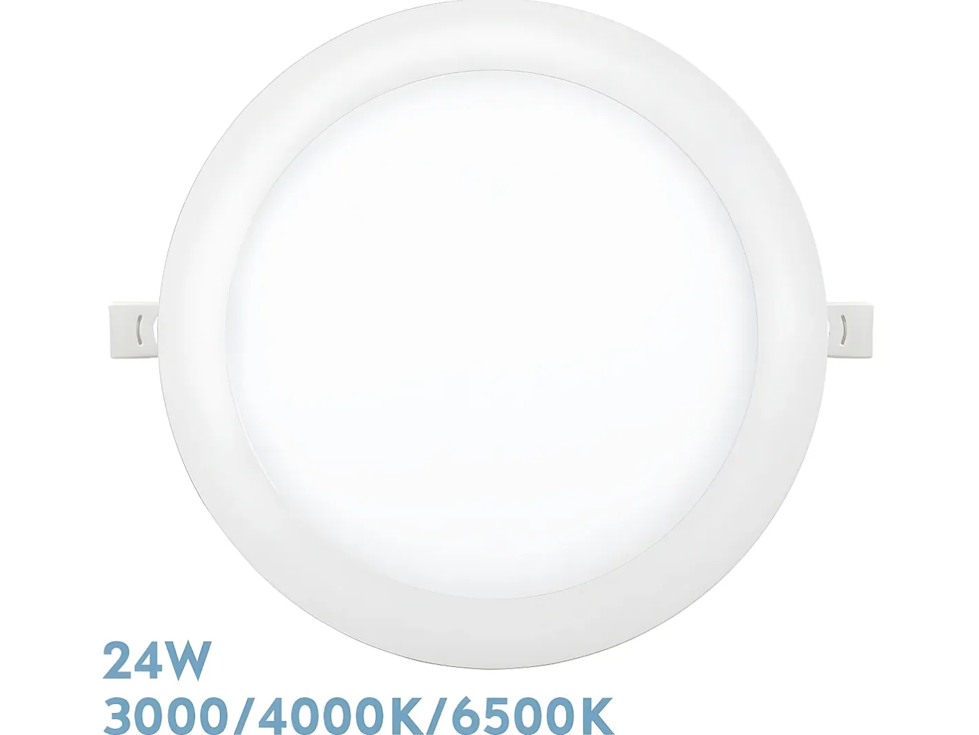AKUNADECOR Iluminación Exterior-Downlight Empotrable Silex Led 24w 3000-4000-6500k Blanco