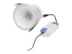 Ledkia Iluminación Exterior-Downlight LED 18W Circular HOTEL Corte Ø 115 mm VisualConfort UGR11 4000K Neutro Blanco