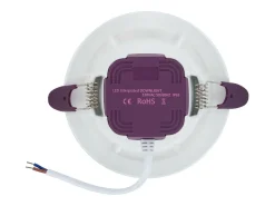 Ledkia Downlight LED 8W Circular Baño IP65 Corte Ø 75 mm 2700K Cálido Blanco