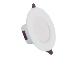 Ledkia Downlight LED 8W Circular Baño IP65 Corte Ø 75 mm 2700K Cálido Blanco