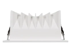 Ledkia Downlight LED 30W Cuadrado Premium CRI90 Corte 145x145 mm Seleccionable (Cálido-Neutro-Frío) Transparente