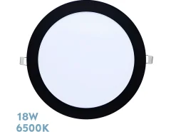 AKUNADECOR Downlight Redondo Tanzanita 18w 6500k 1620lm Negro Online