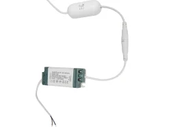AKUNADECOR Plafón-Downlight Niquel Cuadrado Gabro Led 12w 3000k-4000k-6500k Plateado