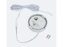 Ledkia Plafón-Downlight Plafón LED Bajo Mueble 3W 12V DC Circular Ø70 mm Seleccionable (Cálido-Neutro) Multicolor