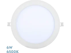AKUNADECOR Iluminación Exterior-Downlight Redondo Tanzanita 6w 6500k 540lm Blanco