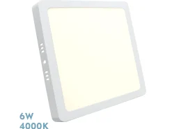 Outlet AKUNADECOR Downlight Superficie Selenita Cuadrado 6w 4000k Blanco