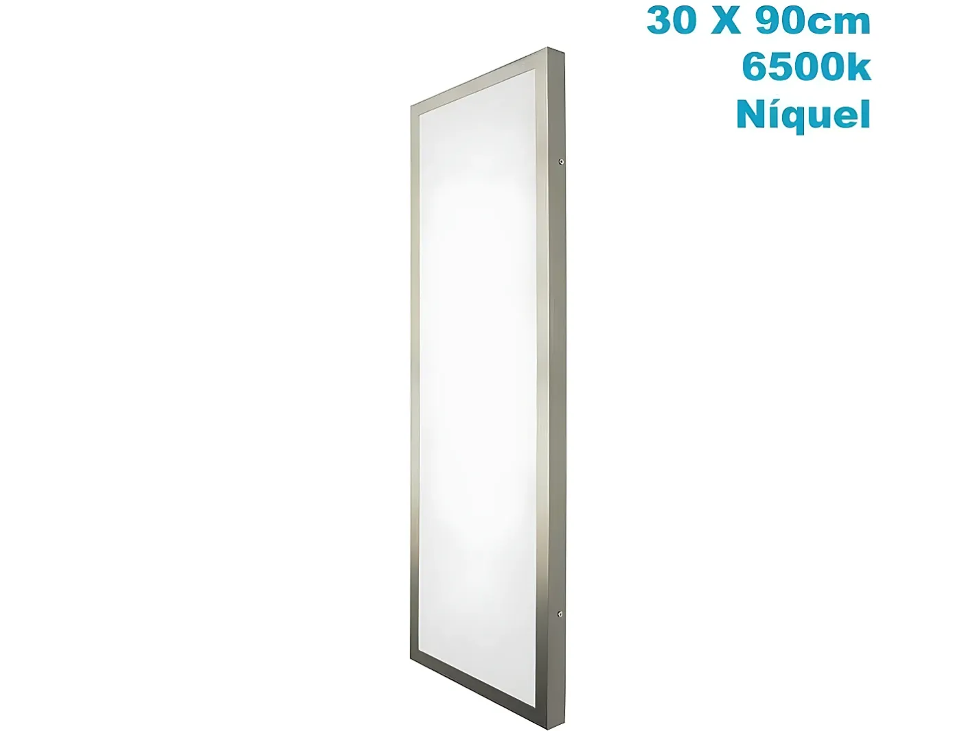 AKUNADECOR Downliight Superficie De 72w Modelo Plano En Niquel Plateado Online