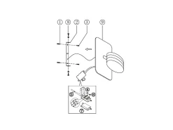 Best Dunk - Lámpara de pared redonda Fabas Luce de 2 luces - Aplique LED regulable de 16 W - Latón satinado Amarillo