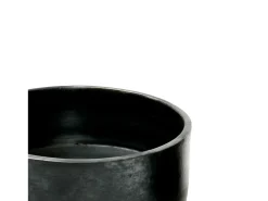 Bazar Bizar El Cuenco Cilíndrico Quemado - - L Negro Clearance