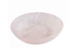 Bazar Bizar Vajilla-El Cuenco Resin Organic - Rosa Blanco - M Rosa / Blanco