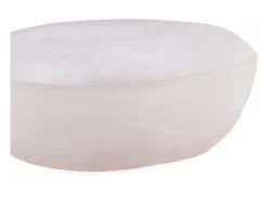 Bazar Bizar Vajilla-El Cuenco Resin Organic - Rosa Blanco - L Rosa / Blanco
