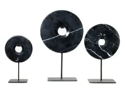 Bazar Bizar El Disco De Mármol En Soporte - - L Negro Discount